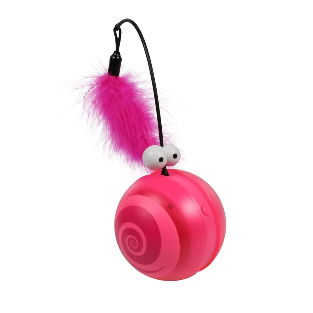 Balle interactive pour chats - Coockoo Flip Rose